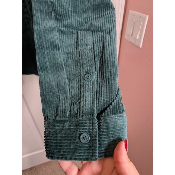 Woodland green Corduroy 5x From original use - Picture 4 of 6